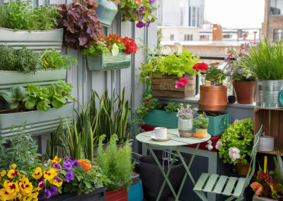 3 Stylish Container Garden Ideas for Small Balconies
