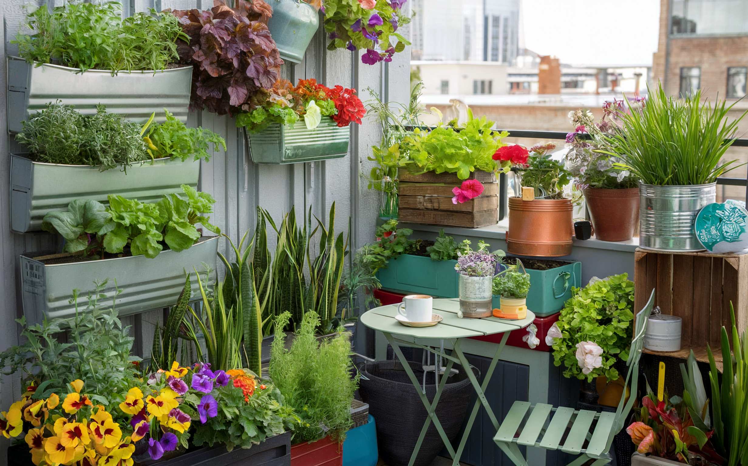 5 Space-Saving Container Garden Ideas for Urban Green Thumbs
